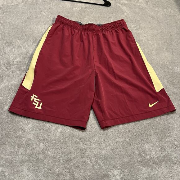 Florida State Seminoles Shorts Mens XL Red Nike FSU Noles Athletic Shorts - Picture 1 of 12
